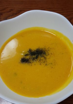 小鍋ひとつでカボチャスープ-レシピのメイン写真