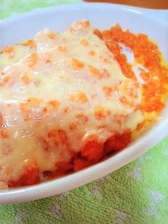 残りご飯で作る!ケチャップドリア風♪-レシピのメイン写真