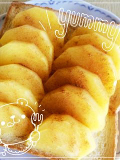 ジューシー♪柿トースト-レシピのメイン写真