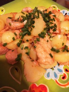秋鮭のじゃが照り焼き-レシピのメイン写真