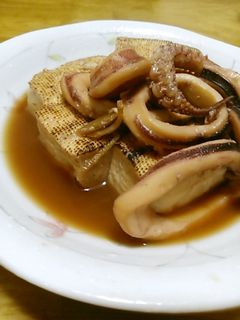 いかと焼豆腐の煮物-レシピのメイン写真