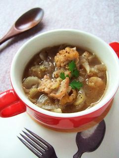 鶏モモ肉のスープ☆バルサミコ風味!-レシピのメイン写真