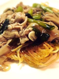 和風餡のパリパリかた焼きそば-レシピのメイン写真