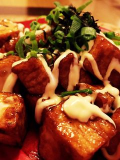 絶品おつまみ!照り焼きマヨ厚揚げ-レシピのメイン写真