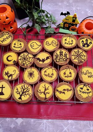 ハロウィン♡簡単カボチャクッキー-レシピのメイン写真