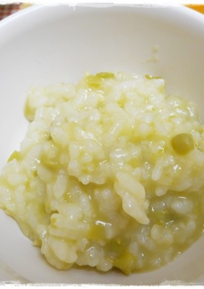 離乳食後期　うすい豆のおかゆ-レシピのメイン写真