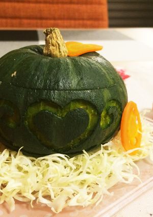 ハロウィンにも♤カボチャの馬車サラダ♤-レシピのメイン写真