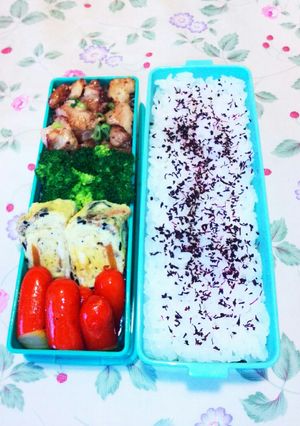 ♥今日の旦那さん弁当✳ネギ塩タレチキン-レシピのメイン写真