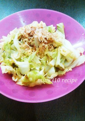 ３分で完成♪キャベツの蒸し焼き-レシピのメイン写真