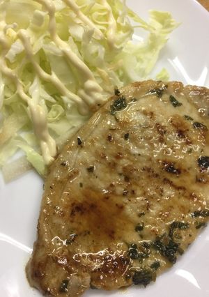 大葉みそ風味・ポークステーキ-レシピのメイン写真