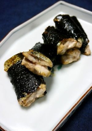 パクッと♪骨なし秋刀魚の海苔巻き-レシピのメイン写真