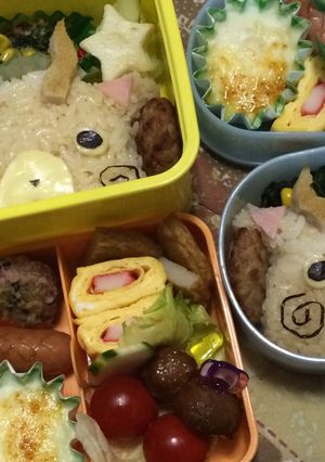 ♫妖怪ウォッチのキャラ弁♫コマじろう-レシピのメイン写真