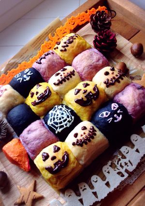 ハロウィンちぎりパン-レシピのメイン写真