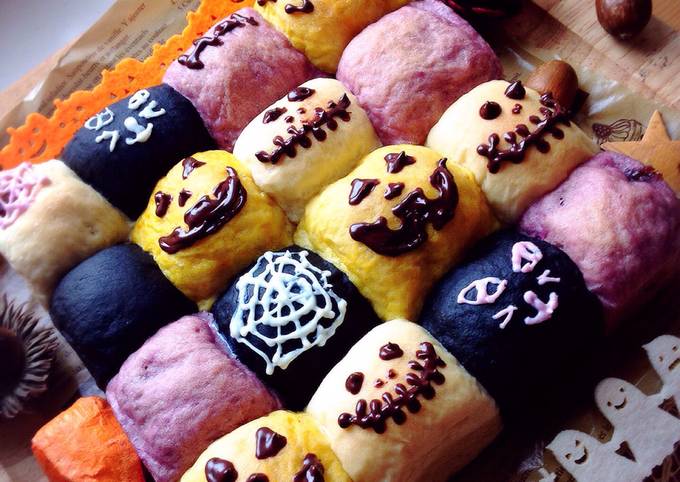 ハロウィンちぎりパン by まよっちきっちん 【クックパッド】 簡単 