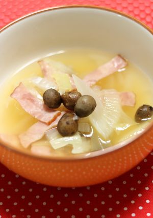 ほこほこ美味しいむかごのスープ-レシピのメイン写真