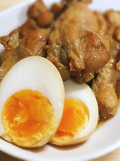 手羽元と半熟玉子のお酢煮-レシピのメイン写真