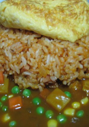カレーオムライス-レシピのメイン写真