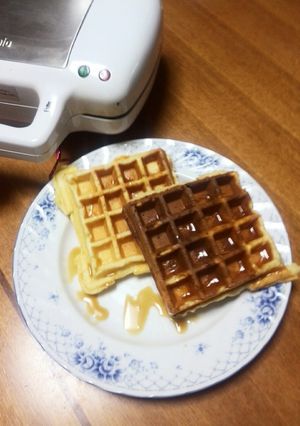 飲むヨーグルトでワツフル-レシピのメイン写真