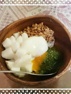 ネバネバ丼♪温泉卵のせ-レシピのメイン写真
