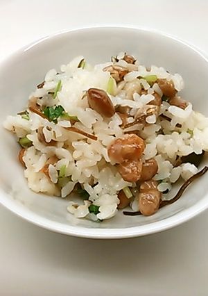 ほんのり醬油香る☆いり豆ご飯-レシピのメイン写真