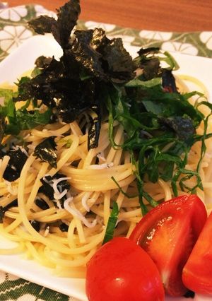 たっぷり大葉としらすのパスタ-レシピのメイン写真
