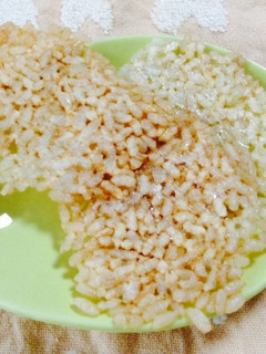 ほうじ茶入りのおせんべい-レシピのメイン写真
