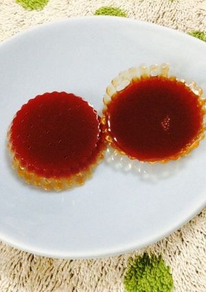 シリコンカップでほうじ茶の飴-レシピのメイン写真