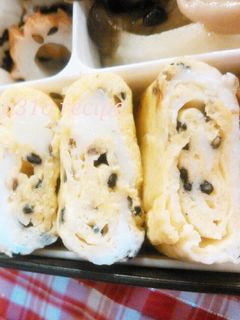 簡単♪お弁当に♡ごましお卵焼き-レシピのメイン写真