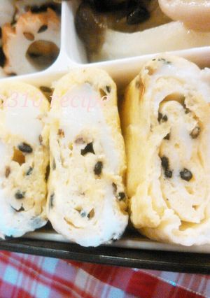 簡単♪お弁当に♡ごましお卵焼き-レシピのメイン写真