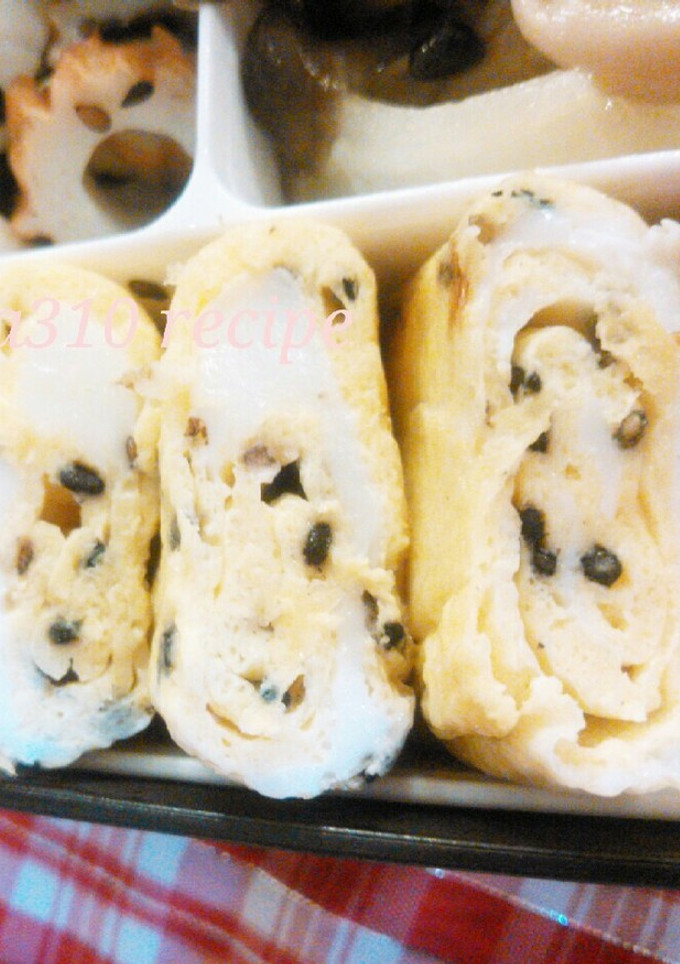 簡単♪お弁当に♡ごましお卵焼き-レシピのメイン写真