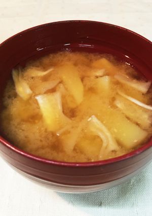 じゃがいもの味噌汁・壬生風味-レシピのメイン写真