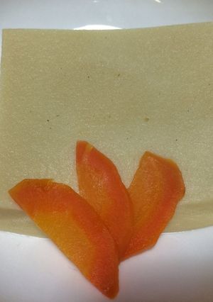 こうや豆腐と人参の煮物-レシピのメイン写真