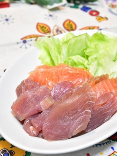 燻製塩でスモークまぐろ-レシピのメイン写真
