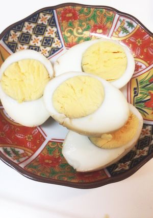 簡単ヤカンでゆで卵-レシピのメイン写真