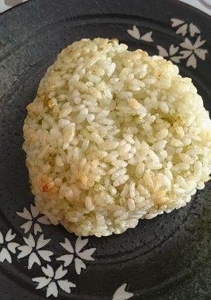 粉末玄米茶の焼きおにぎり-レシピのメイン写真