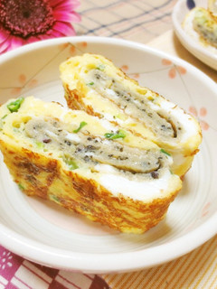 2層で☆ゆかりと青葱の渋い卵焼き-レシピのメイン写真
