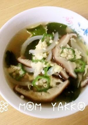 お汁を一品☆干し椎茸と玉ねぎのかき玉汁-レシピのメイン写真