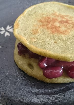 玄米茶のどらやき-レシピのメイン写真