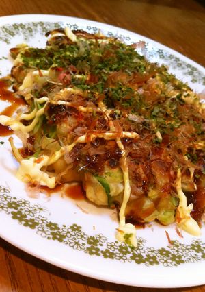 高野豆腐と小エビのお好み焼き-レシピのメイン写真