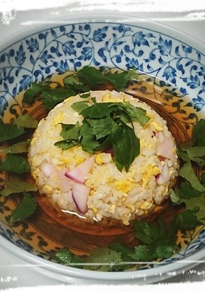 赤カブ漬けのスープチャーハン-レシピのメイン写真
