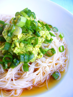 アボカドディップそうめん-レシピのメイン写真
