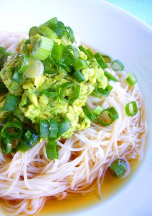 アボカドディップそうめん-レシピのメイン写真