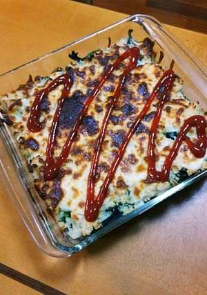 ボリューム満点!!　グリルでハンバーグ-レシピのメイン写真