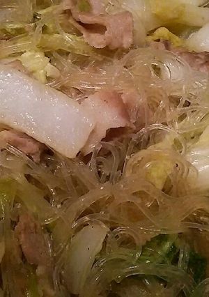中華風春雨煮-レシピのメイン写真