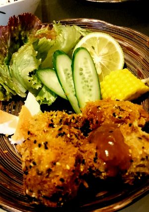 こうや豆腐でヘルシーゴマ味噌カツ~♪-レシピのメイン写真