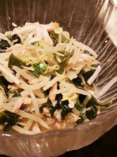 さっぱり!もやしワカメツナのポン酢和え☆-レシピのメイン写真