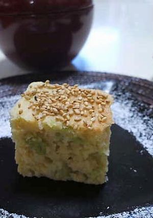 枝豆と高野豆腐のケーキ-レシピのメイン写真