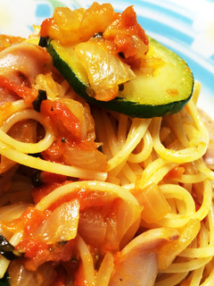 ズッキーニの☆トマトソースパスタ☆-レシピのメイン写真