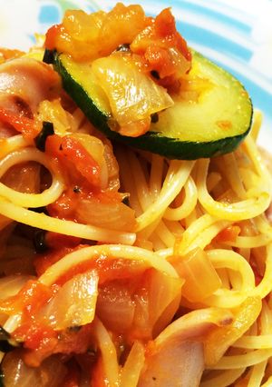 ズッキーニの☆トマトソースパスタ☆-レシピのメイン写真
