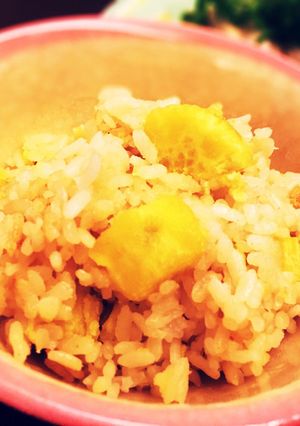 子ども大好き！さつまいもの炊き込みご飯-レシピのメイン写真